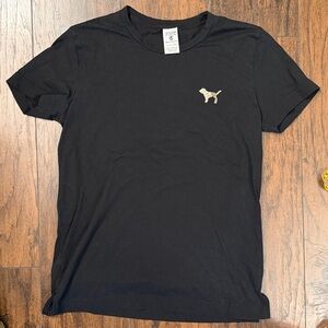 ✨VS PINK Glitter Tee✨ size Small (Q3)